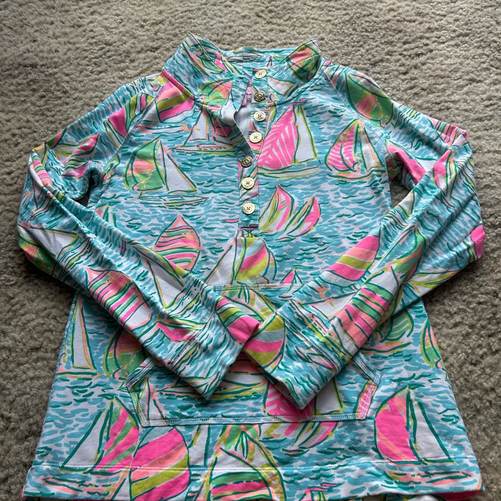 EUC Lilly Pulitzer Captain Pullover